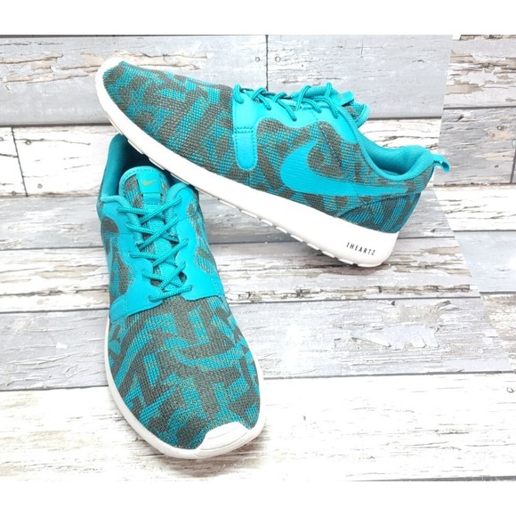 Womens Size 8 Nike Roshe One KJCRD Shoes Military Green-Emerald - Picture 1 of 8